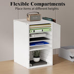 Unionly 10Tier Adjustable Mail Sorter,Wood Paper Organizer for Class,Office - Image 4