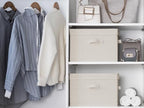 StorageWorks Fabric Storage Bins with Lids, Closet Storage Bins - Image 5