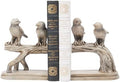 Decorative-Bookends Birds Book-Ends Heavy Duty - Unique Book Ends to Hold Books Heavy Duty Antique Book Stoppers for Shelf Office Desk Books Stand Organizer 2.3 LBS 4.75 * 4 * 6 in Newman House Studio by NewmanHouseStudioLLC