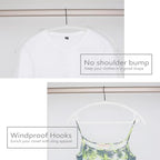 MIZGI Velvet Hangers 50 Pack, Patented Rounded Shoulder Sweater Hangers - Image 3