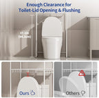 Delamu Over Toilet Storage Rack, 4 Tiers (71.9" H) Bathroom Organizer Shelf - Image 4