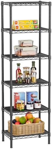 Golpart 6Tier Adjustable Storage Shelves Metal Wire Shelving Standing Shelf by Golpart