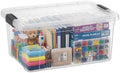 Superio 21 Quart Clear Plastic Storage Boxes with Lids, Stackable Organizer Containers, BPA-Free Storage Bins for Home, Office, School & Dorm, 1 Pack by Superio