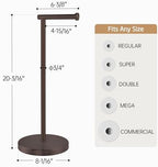 KES Bronze Toilet Paper Holder Stand, Heavy Base, 18/8 Stainless Steel - Image 4