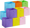 Garvee 12 Pack Storage Cubes, 10.2" Foldable Organizer for Cube Shelves by Garvee