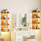 HOOBRO Floating Wall Shelves with LED Lights, Floating Shelf Wall Mounted - Image 4