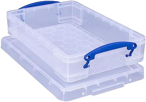 Really Useful Box Stackable Box, Clear (5 Pack) - Image 6