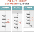 Zenna Home Tension Pole Shower Caddy Corner Organizer, Adjustable Standing Shower Caddy with 4 Baskets and Built in Towel Bar, Rust Resistant Bathroom Tension Rod Organizer, 60 to 97 Inch, Bronze - Image 3