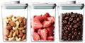 Pop Food Storage Containers Set Airtight Food Storage Containers with Pop Lids, Kitchen Pantry Organization and Storage, Cereal, Rice, Flour, Pasta & Snack Container, BPA Free, 3 x 1.2Qt by Unknown
