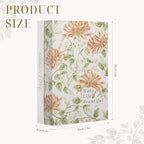 SiliFine Book Shape Cord Hider Box, Vintage Floral - Image 2