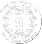 Custom Made Home Book Embossing Stamp - Personalized Desk Beautiful Script Library Embosser for Islamic Event Organizers - Book Embossing Stamp for Home Libraries, Offices, and Special Occasions - Image 4