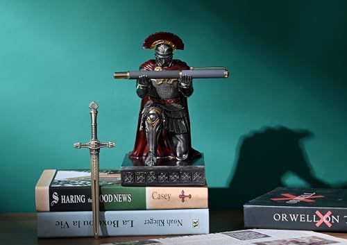 Centurion Cloak Warrior Pen Holder Phone Stand for Desktop Iron - Image 6