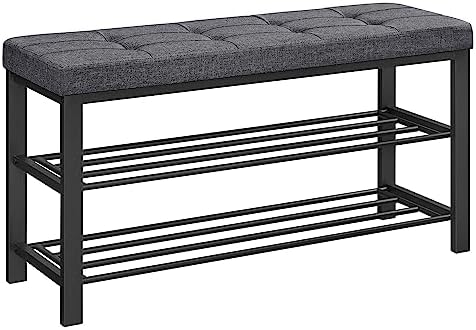 SONGMICS Shoe Bench, Storage Bench, Entryway Bench with Cushion by SONGMICSbySONGMICSHOME