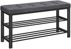 SONGMICS Shoe Bench, Storage Bench, Entryway Bench with Cushion by SONGMICSbySONGMICSHOME