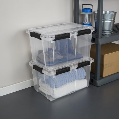 Sterilite Gasket Storage Box with Lids for Home & Office, 54 Quart, 8-Pack - Image 6
