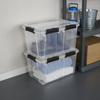 Sterilite Gasket Storage Box with Lids for Home & Office, 54 Quart, 8-Pack - Image 6