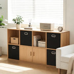 13x13 Storage Cubes Basket Containers for Shelf Cabinet Bookcase Boxes - Image 7