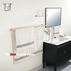 JQK Double Bath Towel Bar, 39 Inch 304 Stainless Steel Thicken 1mm Towel Rack for Bathroom, Bath Towel Holder Brushed Wall Mount, Useable Length 36 Inch, TB100L36-BN - Image 4