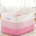 Artfeel Blanket Basket,Rectangle Woven Baskets for Storage,100L Laundry Basket for Decorative Nursery Blanket,Toys,Dirty Clothes and Magazine in Shelves,Baby Room,and Living Room by Artfeel