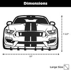 MOOH Key Holder for Wall - Metal Automotive Key Holder With 6 Hooks - Unique Car Gift for Men, Women, Car Lovers & Enthusiasts - Cool Man Cave Decor (Ford Mustang 2021, Black) - Image 7