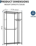 Garvee Heavy Duty Clothes Rack with Cover - Image 2
