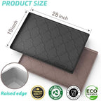 SIKADEER Waterproof Under Sink Mat Silicone 28"x19", Kitchen Cabinet Liner - Image 3