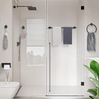 TURS Matte Black 5-Piece Bathroom Hardware Set Towel Bar Set SUS304 Stainless Steel Towel Racks for Bathroom Wall Mounted, 23.6-Inch - Image 6