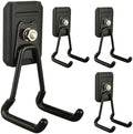 ULIBERMAGNET Heavy Duty Magnetic Hooks,4 Pack Strong Extra Large Magnet Hook for Power Drill,Garden Tools,Hose,Pegboard,Garage,Workshop,Magnetic Storage Utility Hooks for Indoor Outdoor Hanging by ULIBERMAGNET