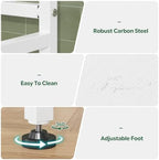 Simple Trending 2-Tier Over The Toilet Storage with 2 Fabric Drawers - Image 4