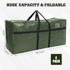4 Pcs 194 Gallon Extra Large Moving Bags Heavy Duty Storage Bag - Image 2