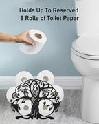 Life of Tree Toilet Paper Holder Stand, Bathroom Toilet Paper Storage - Image 2