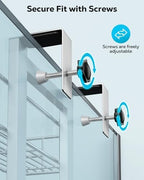 Nieifi Over The Door Shower Caddy, Stainless Steel, Adjustable for Bathroom - Image 5
