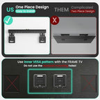 ynVISION.DESIGN Ultra Slim TV Wall Mount for 43-100" TVs, Frame, Pack of 4 - Image 3