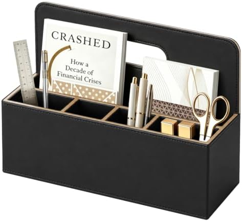 Mail Organizer Countertop, Pencil Holder, Office Supplies File Bill Sorter by Thelittlebeautyoflife
