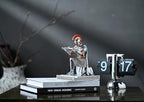 Roman Praetorian Prefect Warrior Knight Pen Holder Desk Ornament Silver - Image 6