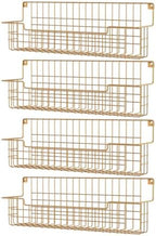 Spice Rack Wall Mount, 4 Pack Spice Organizer, Gold by AURIKAR