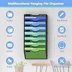 Kuntine.B Wall File Organizer Office Hanging Magazine Holder Wall File Organizer for Office Home - Image 4