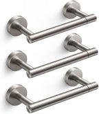 FORIOUS Toilet Paper Holder Wall Mount, Stainless Steel Rustproof Double Post Pivoting Tissue Roll Holder for Bathroom, Commercial Toilet Paper Dispenser (Stainless Steel, Classic 3 Pack) by FORIOUS