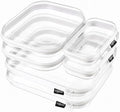 YQBRAO Clear Hard Shell Zipper Cases, Diaper Bag Organizer Pouches, White by Unknown