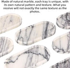 Natural Marble Tray Oval, Lilac, 10 x 5 x 0.6 - Image 4