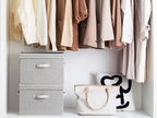 StorageWorks Fabric Storage Bins with Lids, Closet Storage Bins - Image 4