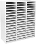 48-Slots Classroom Mailbox Thickened PVC Literature Organizer by JLYNOWPT