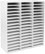 48-Slots Classroom Mailbox Thickened PVC Literature Organizer by JLYNOWPT