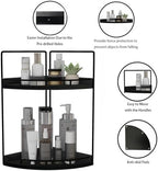 Dorhors Corner Bathroom Counter Organizer,Vanity Countertop Storage Shelf - Image 4