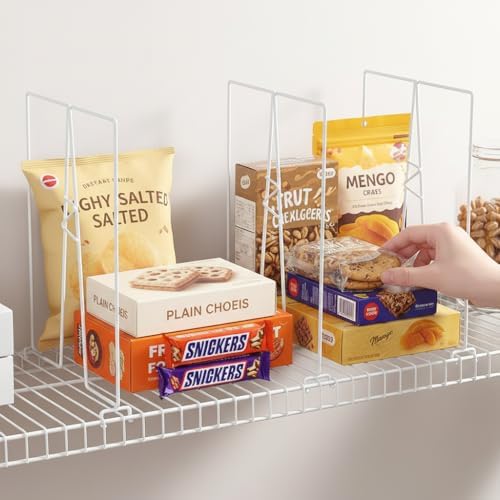 Wire Shelf Dividers, White, 12" Deep, 16" Height, 4 Pack - Image 7