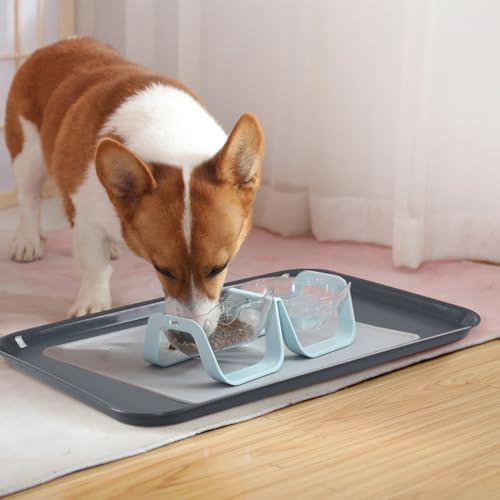 6 Packs Extra Large Plastic Trays, Rectangular Trays, Grey - Image 6