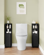 Hzuaneri Corner Cabinet, Small Bathroom Corner Cabinet with Doors - Image 5