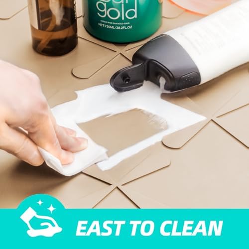SIKADEER Waterproof Under Sink Mat Silicone 22"x19", Kitchen Cabinet Liner - Image 6