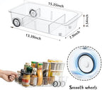 LXLXXL Fridge Organizer and Storage Drawer Rolling Refrigerator Bins,3 Pack - Image 2