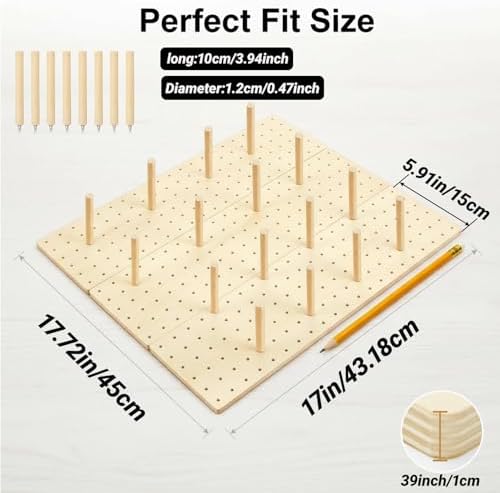 Wooden Pegboard Drawer Organizer for Kitchen - 3 Pack Adjustable Drawer Organizer with 24 Pegs Wooden, Drawer Organizer Kitchen Utensils, Wood Drawer Organizers for Kitchen Countertops & Deep Drawe - Image 4